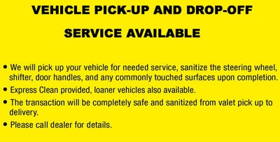 Vehicle Pick-up and Drop-Off Service